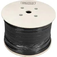 Digitus DK-1741-VH-10-OD netwerkkabel Zwart 1000 m Cat7 S/FTP (S-STP)