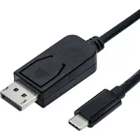 Roline USB Type C - DisplayPort adapterkabel, versie 1.2, ST/ST, 2 meter