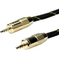 Roline GOLD audio kabel 3,5mm Male/Male, 2,5 m