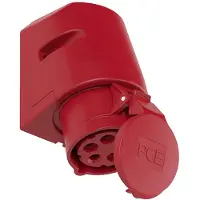Pce 115-6R CEE-wandcontactdoos 16 A 5-polig 400 V 1 stuk(s)