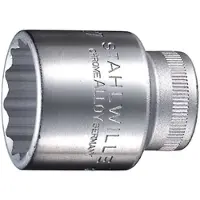 Stahlwille 50 A 1/2 03410032 Dubbel zeskant Dopsleutelinzetstuk 1/2 1/2 (12,5 mm)