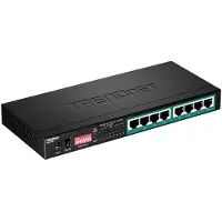 Trendnet Onbeheerd switch - - TPE LG80 - 8 Poorten 10/100/1000 (PoE+) - Desktopcomputer - 65 W PoE+
