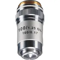 Bresser , objectief, achromatisch, 100x/olie, 1,25, met schokabsorberende bevestiging