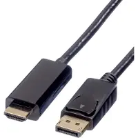 Roline DisplayPort Kabel DP - UHDTV, M/M, zwart, 3 m