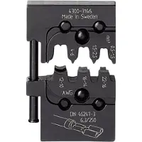 Phoenix Contact CRIMPFOX-M SC 6-FL/DIE 1212741 Krimpprofiel Ongeïsoleerde platte stekkerhulzen 0.5 tot 6 mm² Geschikt voor merk 469547