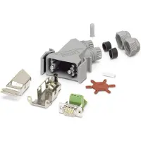 Phoenix Contact Profibus, IP67, 9-polig, KIT, Kabels + Stekkers, Grijs