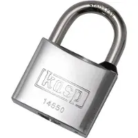 Kasp K14540D Hangslot 40 mm Verschillend sluitend RVS Sleutelslot