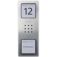 Siedle CA 850-1 E Afdekking voor, Infoveld voor Deurintercom Kabelgebonden RVS