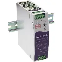 MEAN WELL WDR-120-12 DIN-rail netvoeding 12 V/DC 10 A 120 W Aantal uitgangen:1 x Inhoud 1 stuk(s)