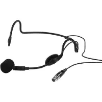 Monacor Headset Spraakmicrofoon HSE-90 Zendmethode:Kabelgebonden Incl. windkap