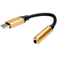 Roline GOLD Adapter USB type C - 3,5mm Audio, Male/Female, 0,13 m