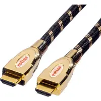 Roline GOLD HDMI Ultra HD kabel met ethernet, M/M , 1 m