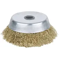 Ks Tools Brozeplus potborstel, tinbrons, gegolfd, Ø 85 mm 963.9597 963.9597 1 stuk(s)
