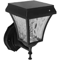 V-TAC 2889 VT-982-S Zonnepaneel wandlamp LED (monochroom), 2W, zwart (mat)
