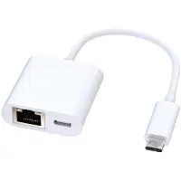 Roline USB-C naar Gigabit Ethernet converter, met PD-poort, 100W