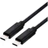 Roline USB4 Gen3x2 Kabel, C-C, M/M, 40Gbit/s, 100W , zwart, 1 m