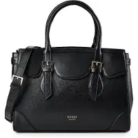 GUESS Schoudertas 'Sac Bandoulière Diana Maxi Satchel Black' zwart