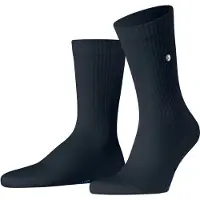 Burlington Bond Street eenkleurig katoen sokken heren blauw - maat 40-46