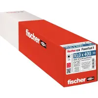 Fischer 566331 PowerFast II Verzonken houtschroef 10 mm 400 mm Interne vertanding Staal Galvanisch verzinkt 50 stuk(s)