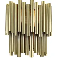 Olucia - JOELLE - Wandlamp - Messing - Vorm: Rechthoek
