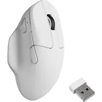 Keychron Draadloze muis - - M7 - PixArt 3395 sensor - Bluetooth/2,4 GHz/USB - Wit