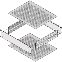 NVent SCHROFF 30860513 Zichtscherm Geperforeerd 2 stuk(s) Piece