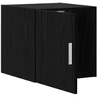 vidaXL Wandkast Zwart eiken 40 x 42,5 x 40 cm Bewerkt hout