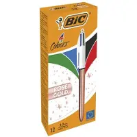 BIC 4 Colours Pen 12 Units Veelkleurig Kinderen