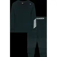 Helly Hansen - Kinder thermokleding - K Lifa Merino Set Navy voor Unisex van Wol - Kindermaat 4 jaar - Marine blauw