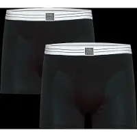 Björn Borg Viscose Cotton Blend Boxers 2-pack Zwart | Maat: S