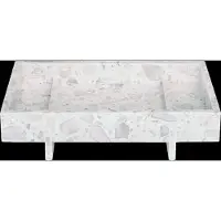 Blomus Abento marmeren decoratieschaal 18x30 cm Nimbus cloud