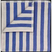 Blomus Badlaken Arto Wide Stripes Moonbeam/Mazarine Blue (70 x 140 cm)