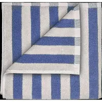 Blomus Handdoek Arto Wide Stripes Moonbeam / Mazarine Blue (50 x 100 cm)