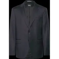 BOSS Regular Fit Jas donkerblauw, Effen