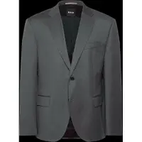 BOSS Regular Fit Jas donkergrijs, Effen
