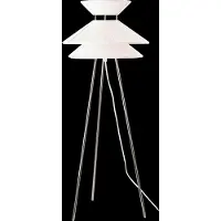 Frandsen Vloerlamp Kiku, wit / opaal, Woon-/ Eetkamer, Textiel / Stof / Zijde, Design, vloerlamp