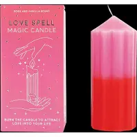 Gift Republic Liefdes Kaars met Rozenkwarts kristal