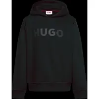 HUGO Kinderhoodie van een katoenmix met logoprint Maat 102