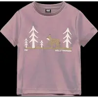 Helly Hansen Tech Graphic K T-shirt Met Korte Mouwen Paars 5 Years Kinderen