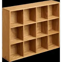 House Nordic Wandschap Soria - Naturel Hout - 51x11x39cm