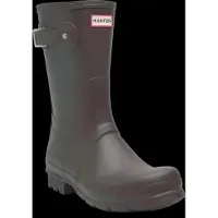 Hunter Original Short Wellington Boots Rubberen Heren Regenlaarzen In Chocoladebruin