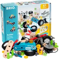 BRIO Builder Pull Back Motor Set (34595) 67 Pieces Transparant Kinderen