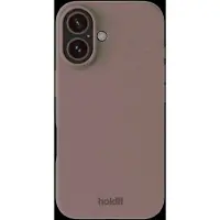 Holdit Silicone Case voor de Apple iPhone 16 - Mocha Brown