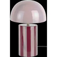 Present Time Rayado LED Tafellamp | 1x E14 15W | Dark mauve & soft lavender