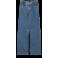 Levi's Ribcage Wide Leg Braided Lightweight Jeans Size: W30L34 | Jeans Outlet | Dames | Blauw