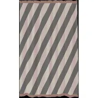 Mette Ditmer Diagonal douchegordijn 150x200 cm Dark olive