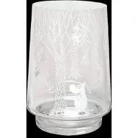 Muurla In the Woods waxinelichthouder/vaas 20 cm Helder-wit