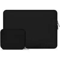 Tech-Protect Nylon Plus MacBook 13 / 14 Inch Sleeve Zwart