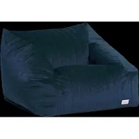 Nobodinoz Chelsea Velvet zitzak Night Blue