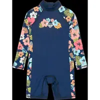 Roxy - Kid's Morning Flower Springsuit - Lycra 4 Years, blauw